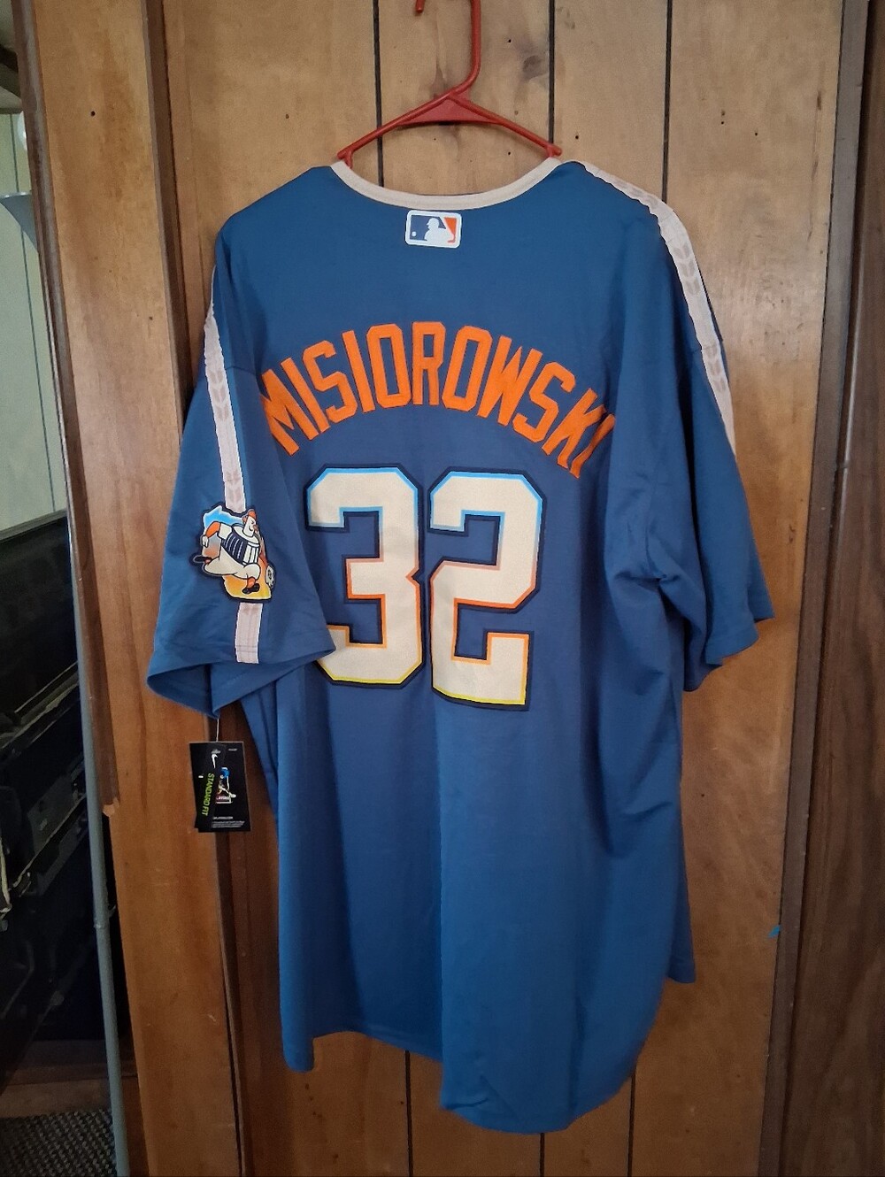 Mystery Card With Jacob Misiorowski Milwaukee Brewers City Connect 3x Jersey